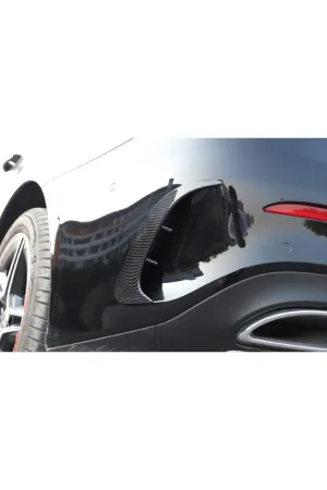 Mercedes w177 sedan arka tampon bıçakları karbon 2019+ thumb 4