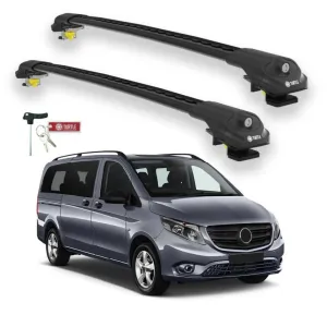 Turtle Mercedes-Benz Vito (W447) 2015-2025 Ara Atkı Air1 Siyah