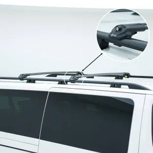 Turtle Mitsubishi L200 (Mk4) 2006-2014 Tavan Çıtası Crown Siyah - Görsel 3