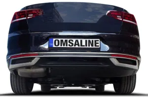 Omsa Vw Passat B8.5 Sd Sw Krom Egzoz Çerçevesi Difüzör 2019 Ve Sonrası