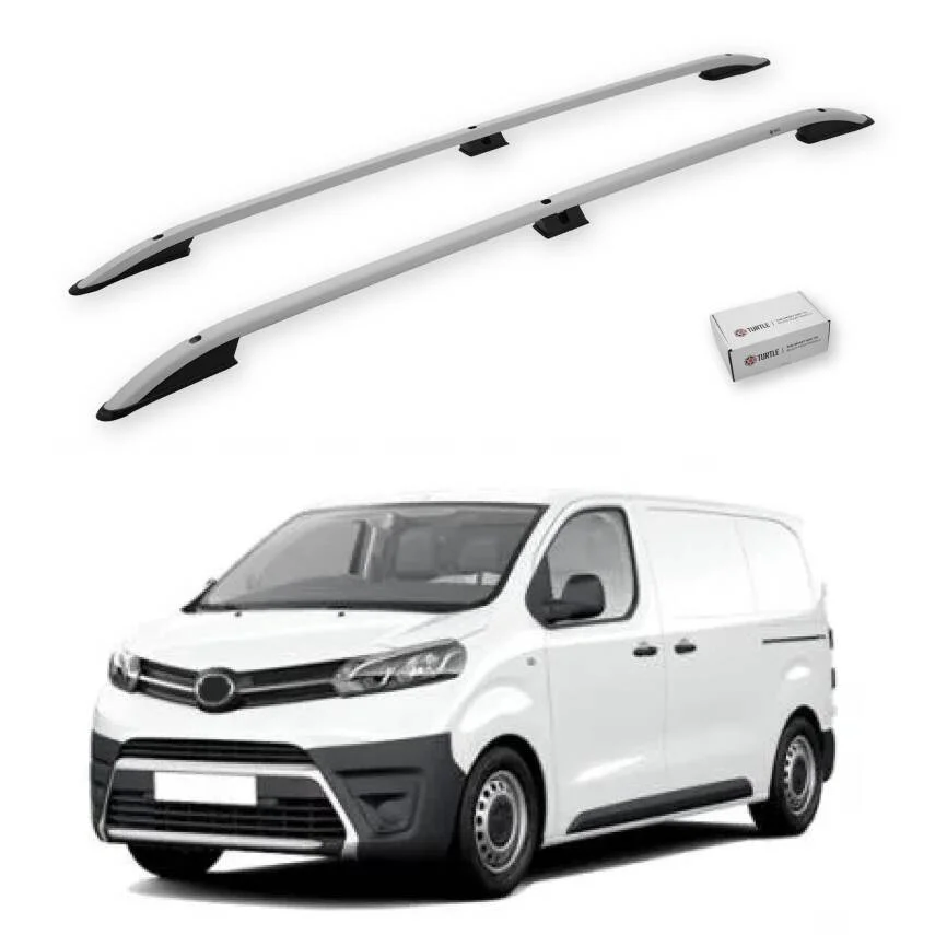 Turtle Toyota Proace (Mk2) 2013-2016 / Kısa Şasi Tavan Çıtası Crown Gri