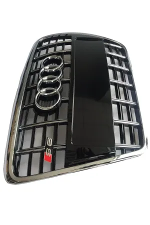 Audi a6 s6 ön panjur ızgara 2004 / 2011 krom siyah. thumb 3
