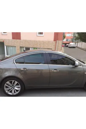 Opel Insignia 2013-2016 Krom Cam Üst Çıtası Aksesuarı 4 Parça