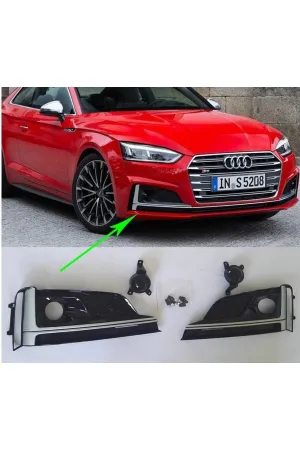 Audi a5 s5 sis ızgarası çerçevesi s-line b9 2016 / 2019 thumb 2