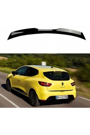 Renault clio 4 bagaj üstü spoiler pianoblack boyalı 2012 / 2019