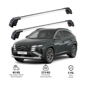 HYUNDAI TUCSON 2022 ve Sonrası TRX2 Thunder Carrier Ara Atkı Gri thumb 1