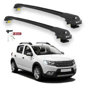 Turtle Dacia Sandero Stepway (B8) 2013-2020 Ara Atkı Air1 Siyah