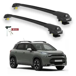 Turtle Citroen C3 Aircross (A88) 2018-2024 Ara Atkı Air1 Siyah
