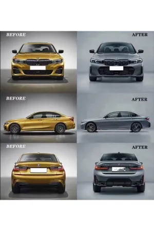 Bmw g20 g20 lci dönüşüm body kit full seti 2019 / 2022 thumb 2