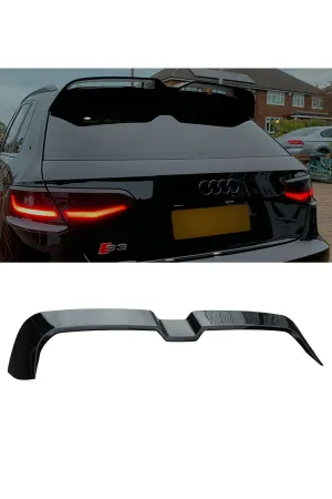 Audi a3 8v bagaj üstü spoiler pianoblack boyalı oettinger 2013 / 2020