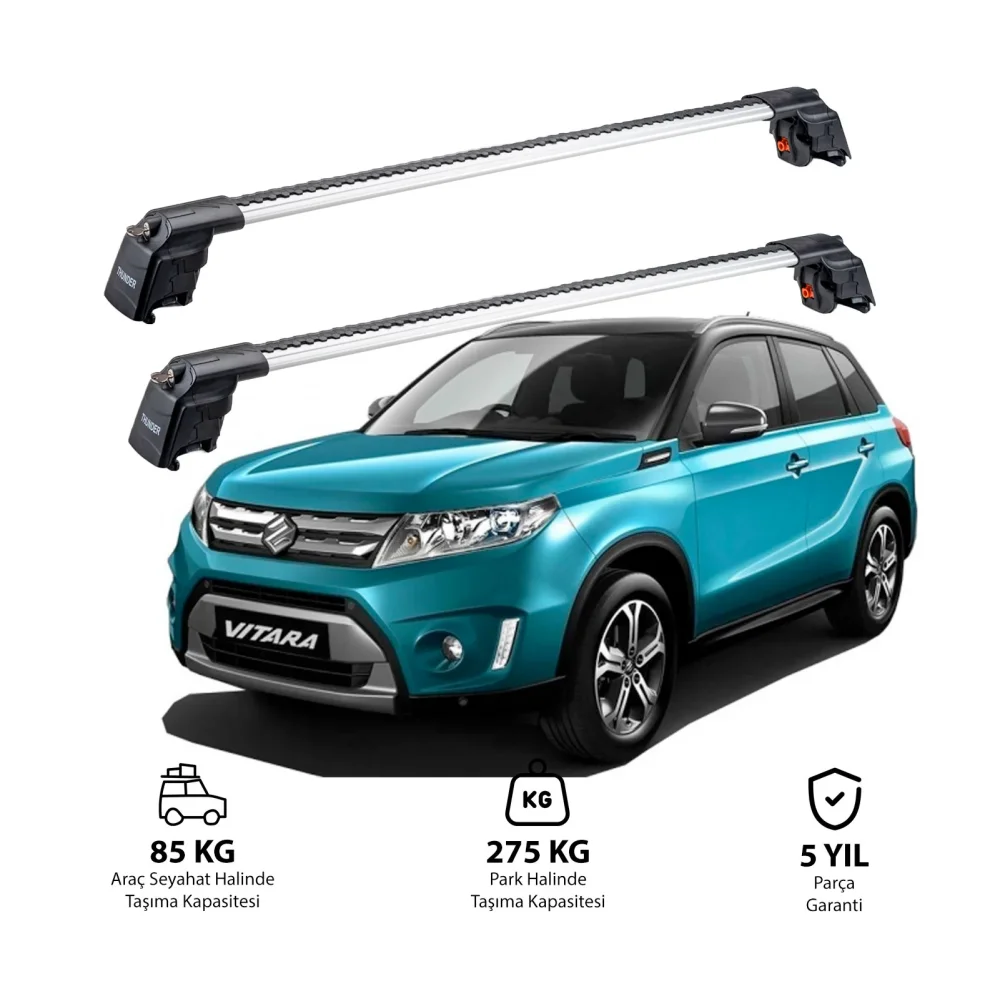 SUZUKI VITARA 2015-2019 TRX2 Thunder Carrier Ara Atkı Gri