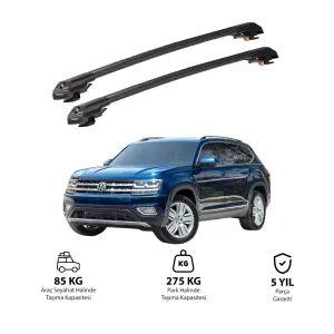 VOLKSWAGEN TERAMONT 2018 ve Sonrası TRX1 Thunder Carrier Kilitli Ara Atkı Siyah thumb 1