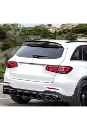Mercedes glc x243 bagaj üstü spoiler pianoblack thumb 3