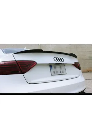Audi a5 bagaj üstü spoiler pianoblack boyalı yarasa 2008 / 2015