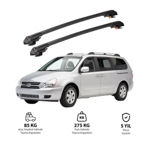 KIA SEDONA 2006-2014 TRX1 Thunder Carrier Kilitli Ara Atkı Siyah thumb 1