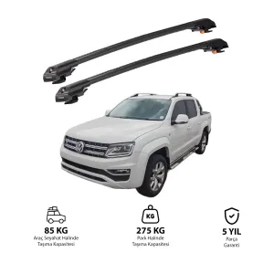 VOLKSWAGEN AMAROK 2017-Sonrası TRX1 Thunder Carrier Kilitli Ara Atkı Siyah thumb 1