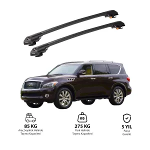 INFINITI QX56 2011-2013 TRX1 Thunder Carrier Kilitli Ara Atkı Siyah thumb 1
