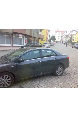 Toyota Corolla 2007-2012 Krom Cam Altı Çıtası Aksesuarı 4 Parça