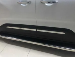 OMSA Peugeot Rifter Siyah Krom Arka Tampon Eşiği 2019 ve Sonrası - Görsel 4