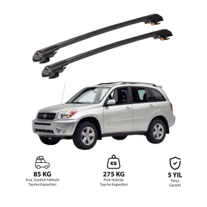 TOYOTA RAV4 2009-2012 TRX1 Thunder Carrier Kilitli Ara Atkı Siyah thumb 1