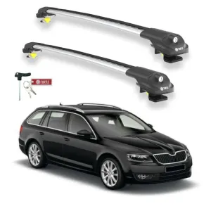 Turtle Skoda Octavia (5E) 2012-2019 Ara Atkı Air1 Gri