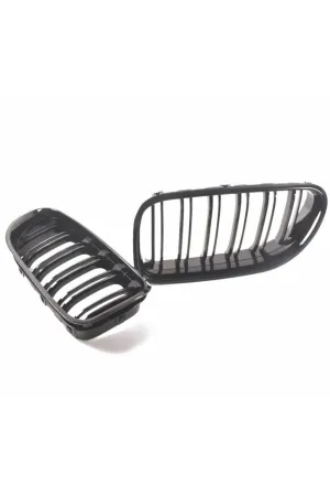 Bmw F06 m6 ön böbrek panjur ızgara pianoblack thumb 2