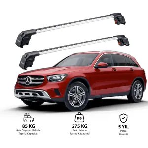 MERCEDES-BENZ GLC-CLASS 2016-2025 TRX2 Thunder Carrier Ara Atkı Gri thumb 1