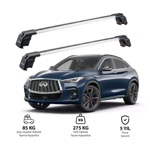 INFINITI QX55 2022 ve Sonrası TRX2 Thunder Carrier Ara Atkı Gri thumb 1