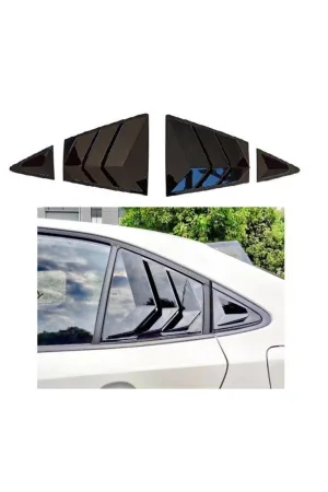 Toyota corolla arka kelebek cam ızgarası panjuru parlak siyah 2019+
