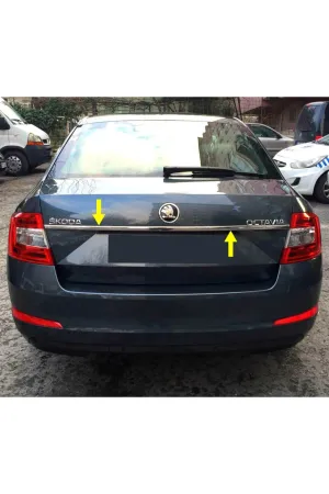 Skoda Octavia A7 2013-2017 Krom Bagaj Üst Çıtası Aksesuarı