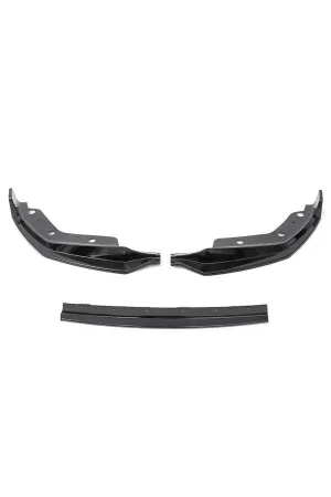 Bmw G20 ön tampon altı lip pianoblack 2019 / 2022 stil thumb 2