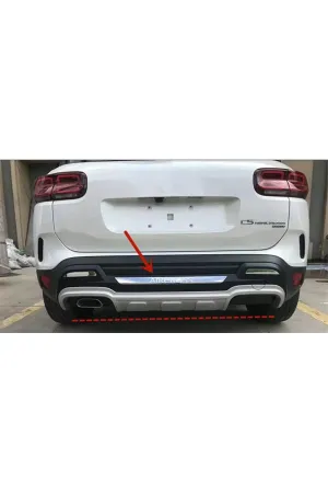 Citroen C5 Aircross ön arka tampon koruması difüzör 2019+ - Görsel 4