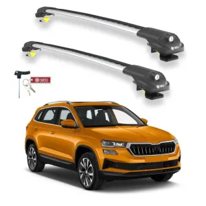 Turtle Skoda Karoq 2017-2025 Ara Atkı Air1 Gri