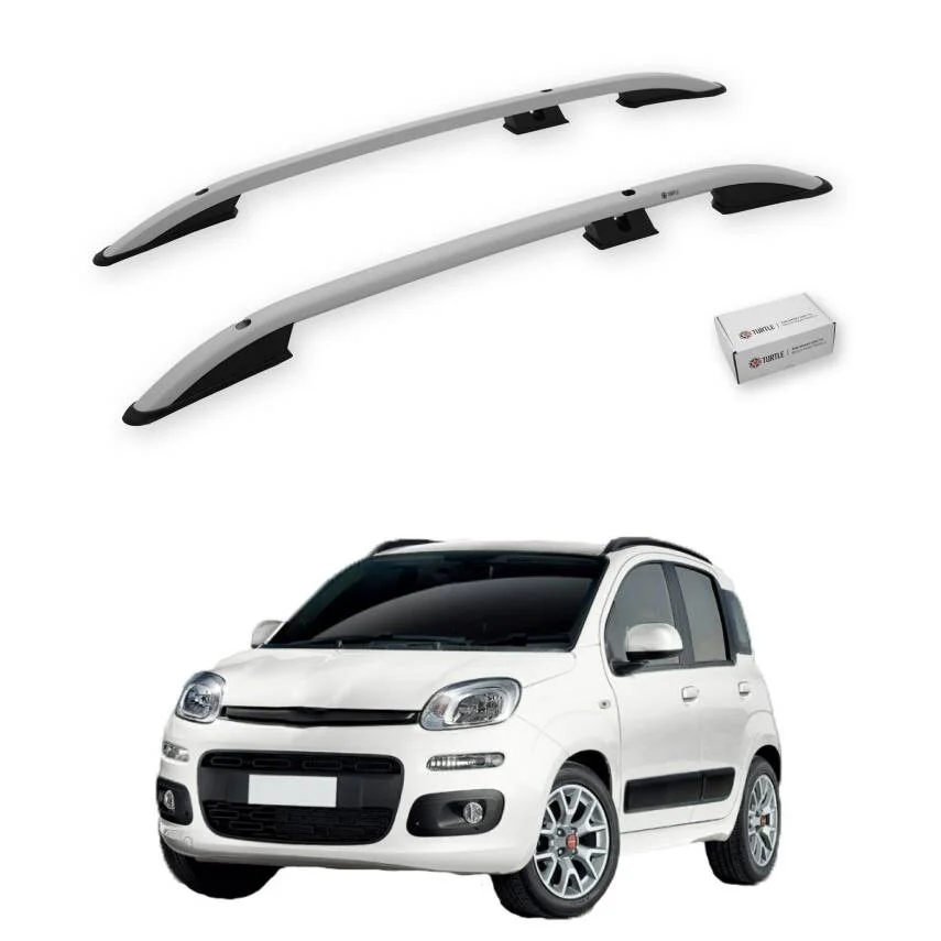 Turtle Fiat Panda (319) 2012-2021 Tavan Çıtası Crown Gri