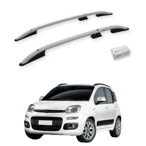 Turtle Fiat Panda (319) 2012-2021 Tavan Çıtası Crown Gri