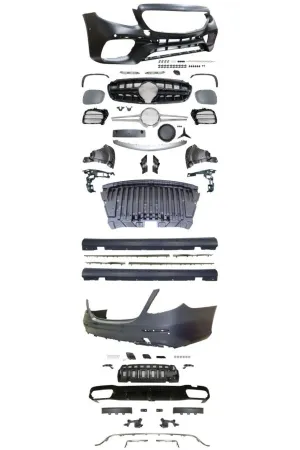 Mercedes w213 e63 body kit tampon seti thumb 2