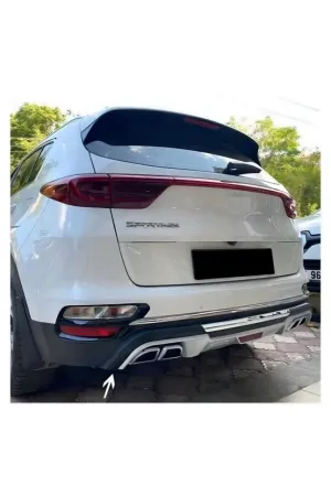 Kia sportage arka tampon koruma difüzör 2018 / 2021 thumb 2