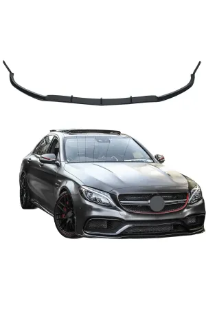 Mercedes w205 c63 ön tampon altı lip pianoblack