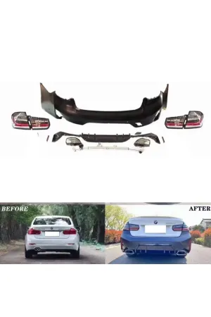 Bmw f30 to g20 lci dönüşüm body kit seti full facelift 2012 / 2018 thumb 2