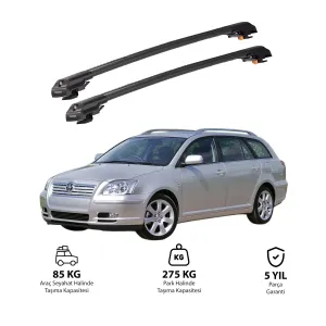 TOYOTA AVENSIS 2003-2008 TRX1 Thunder Carrier Kilitli Ara Atkı Siyah thumb 1