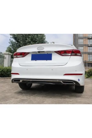 Hyundai elantra arka tampon difüzörü amg model 2017+ thumb 3