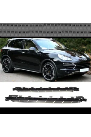 Porsche Cayenne Uyumlu 2010-2017 Oto Yan Basamak Side Step Oem Square Style - Görsel 2