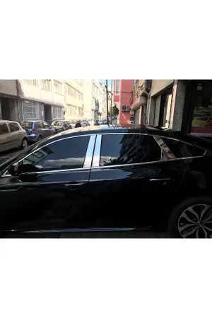 Renault Talisman Krom Kapı Direk Aksesuarı 8 Parça P. Çelik