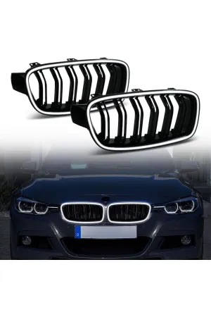 Bmw f30 m3 ön böbrek panjur ızgara ledli 2012 / 2018 thumb 2