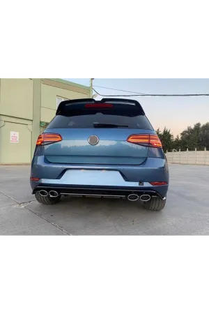 Vw golf 7.5 R arka tampon difüzörü 2018+ thumb 3