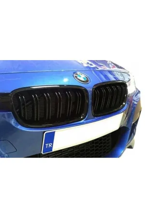 Bmw F30 ön panjur böbrek m3 f80 model piano black thumb 2