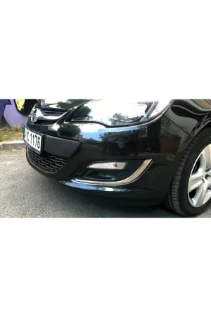 Opel Astra J Hb 2013 Krom Sis Farı Çerçevesi 2 Parça