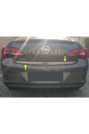 Opel Astra J 2012-2013 Sedan Krom Bagaj Altı Çıtası Aksesuarı