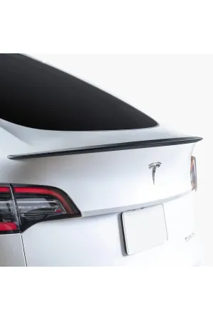 Tesla model y bagaj üstü spoiler siyah boyalı thumb 2