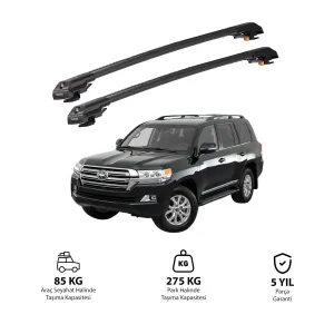 TOYOTA LAND CRUISER 2008-2023 TRX1 Thunder Carrier Kilitli Ara Atkı Siyah thumb 1